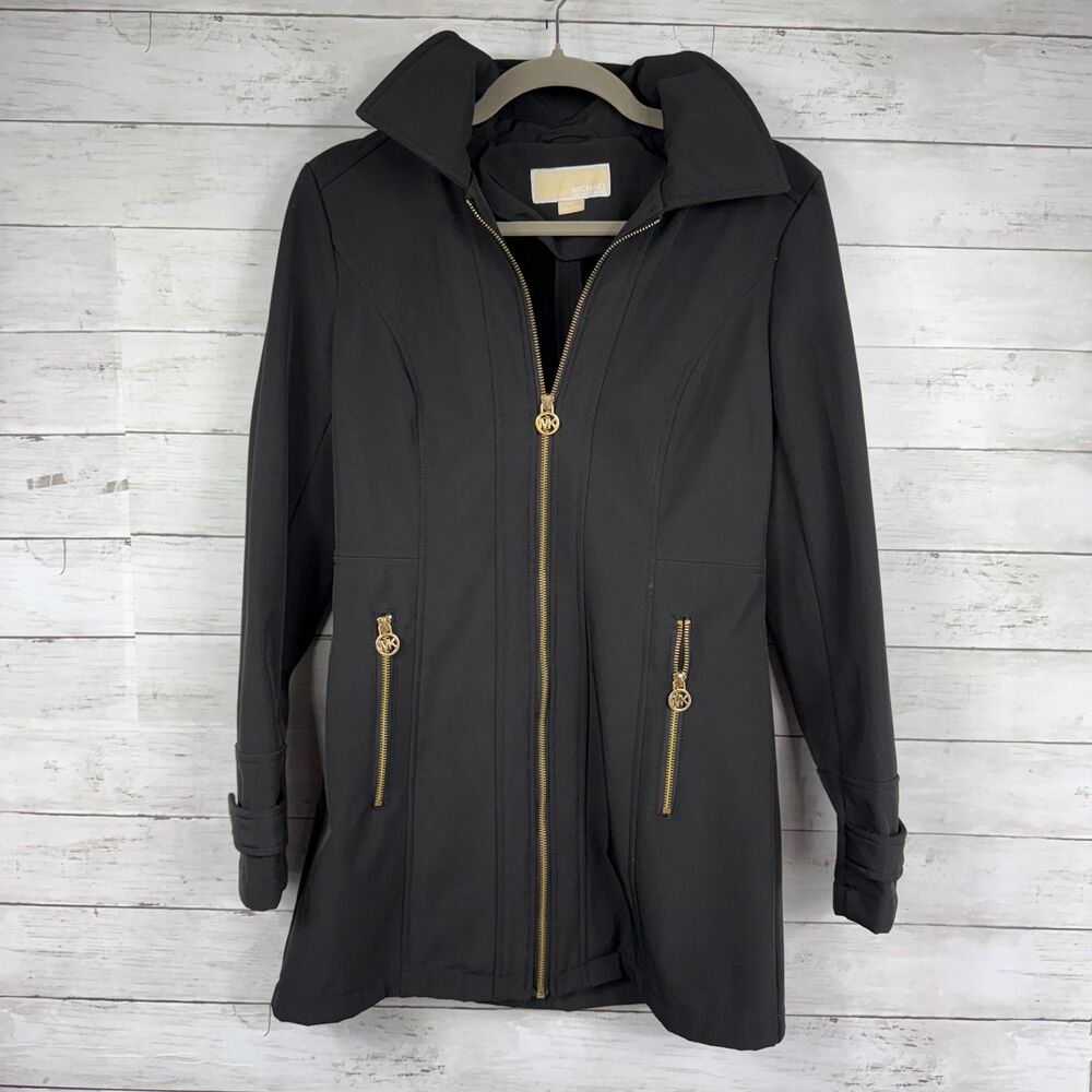Michael Kors Black Hooded Jacket